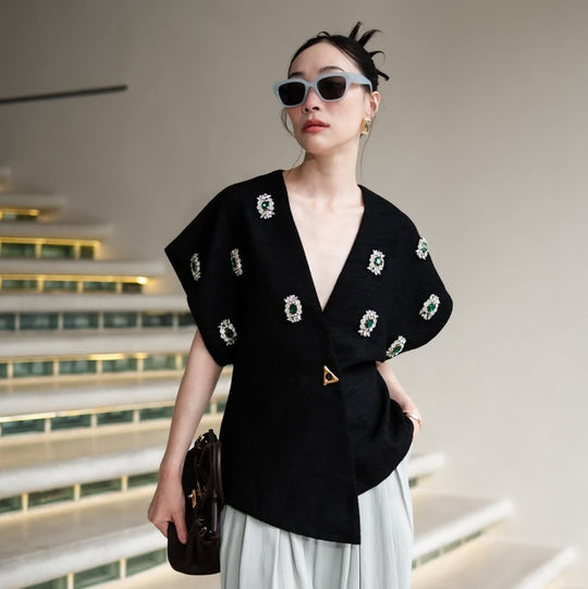 Hannah 3D Embellished Blazer