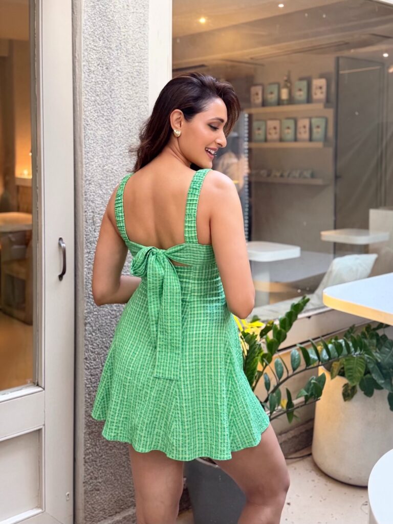 Jenny Gingham Mini Dress