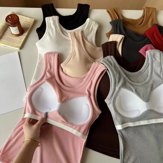 Nelson Tank Top With Inbuilt Bra