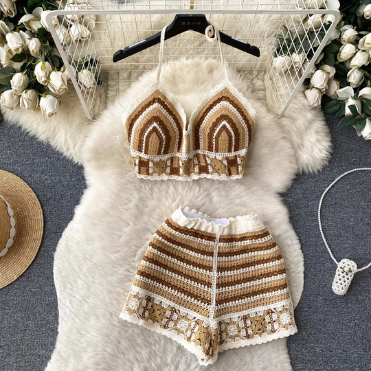 Bitsy Two Piece Crochet Set