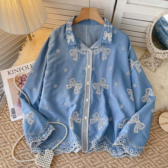 Cara Premium Embroidered Shirt