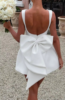 Julie Mini Dress with Bow