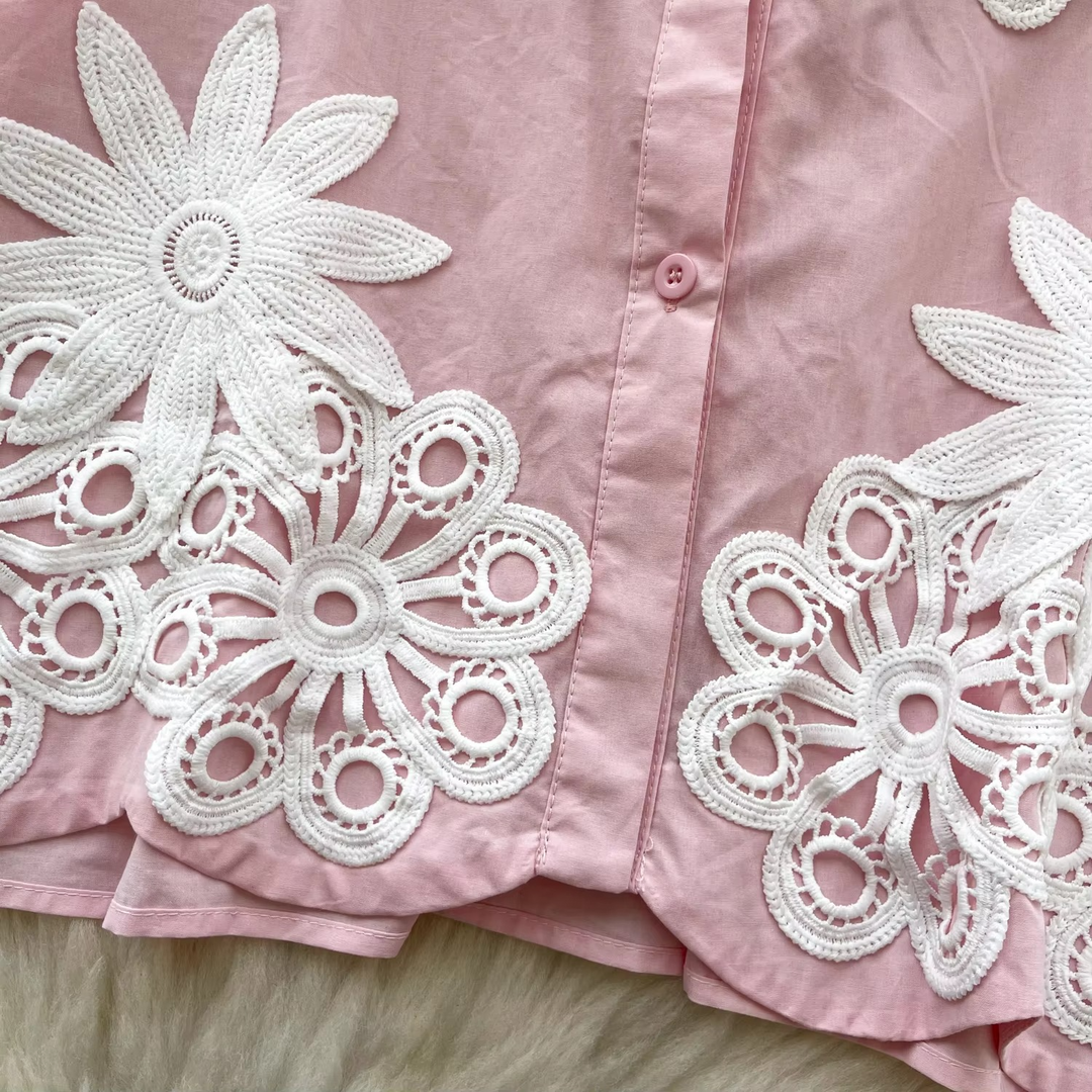 Rosa Premium Embroidered Shirt