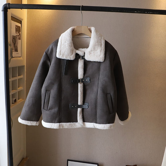 Alba leather Jacket with fur