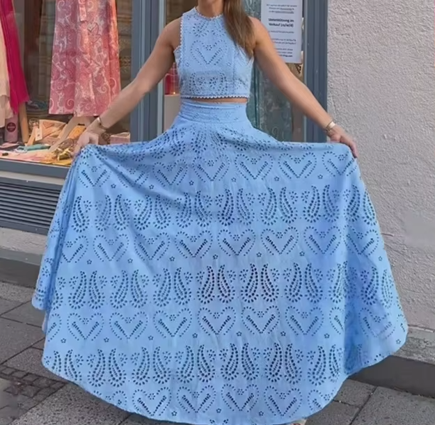 Cinderella Eyelet Summer Coordinated Set