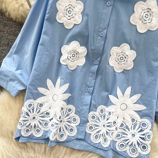 Rosa Premium Embroidered Shirt