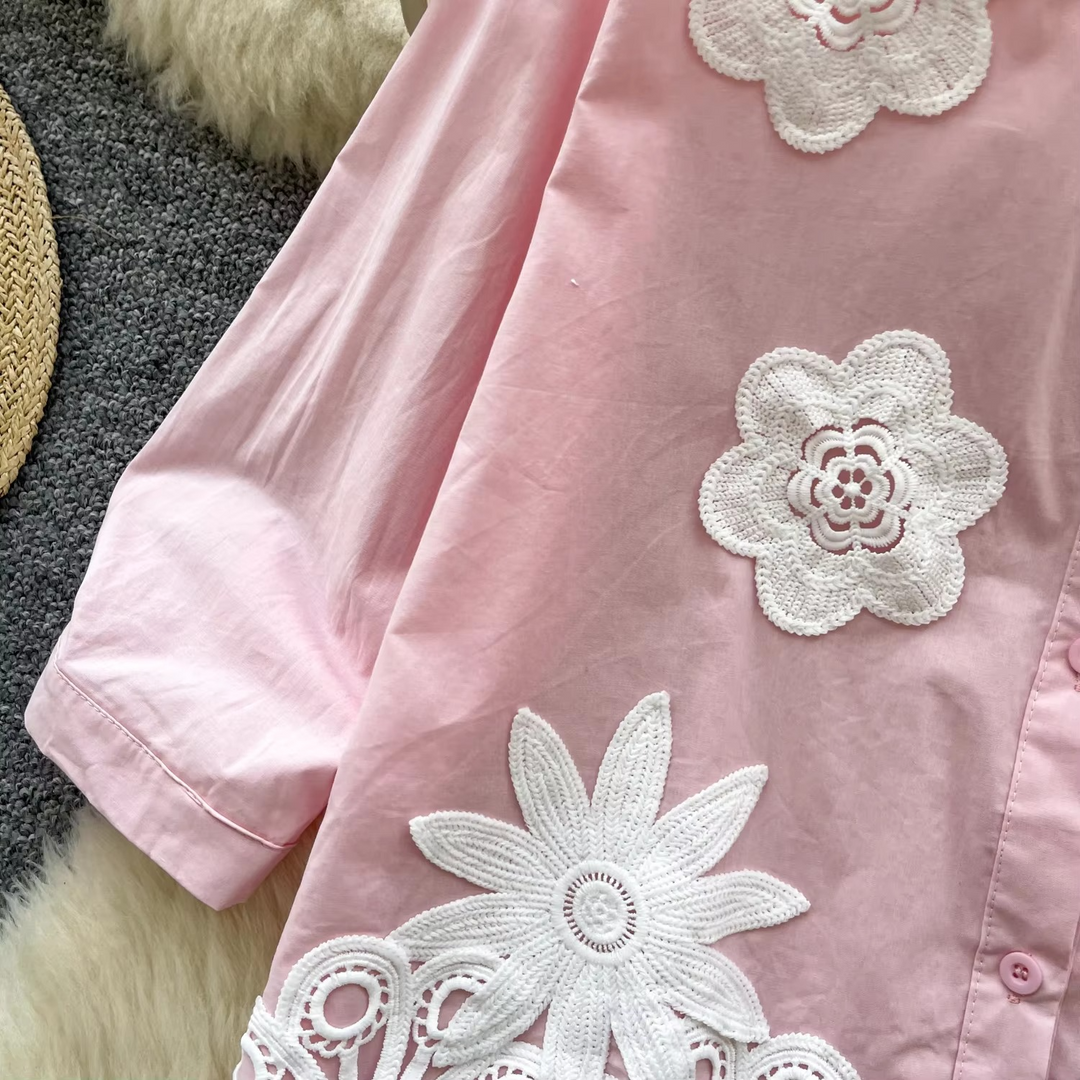 Rosa Premium Embroidered Shirt