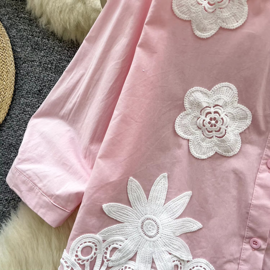 Rosa Premium Embroidered Shirt