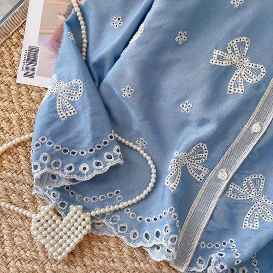 Cara Premium Embroidered Shirt