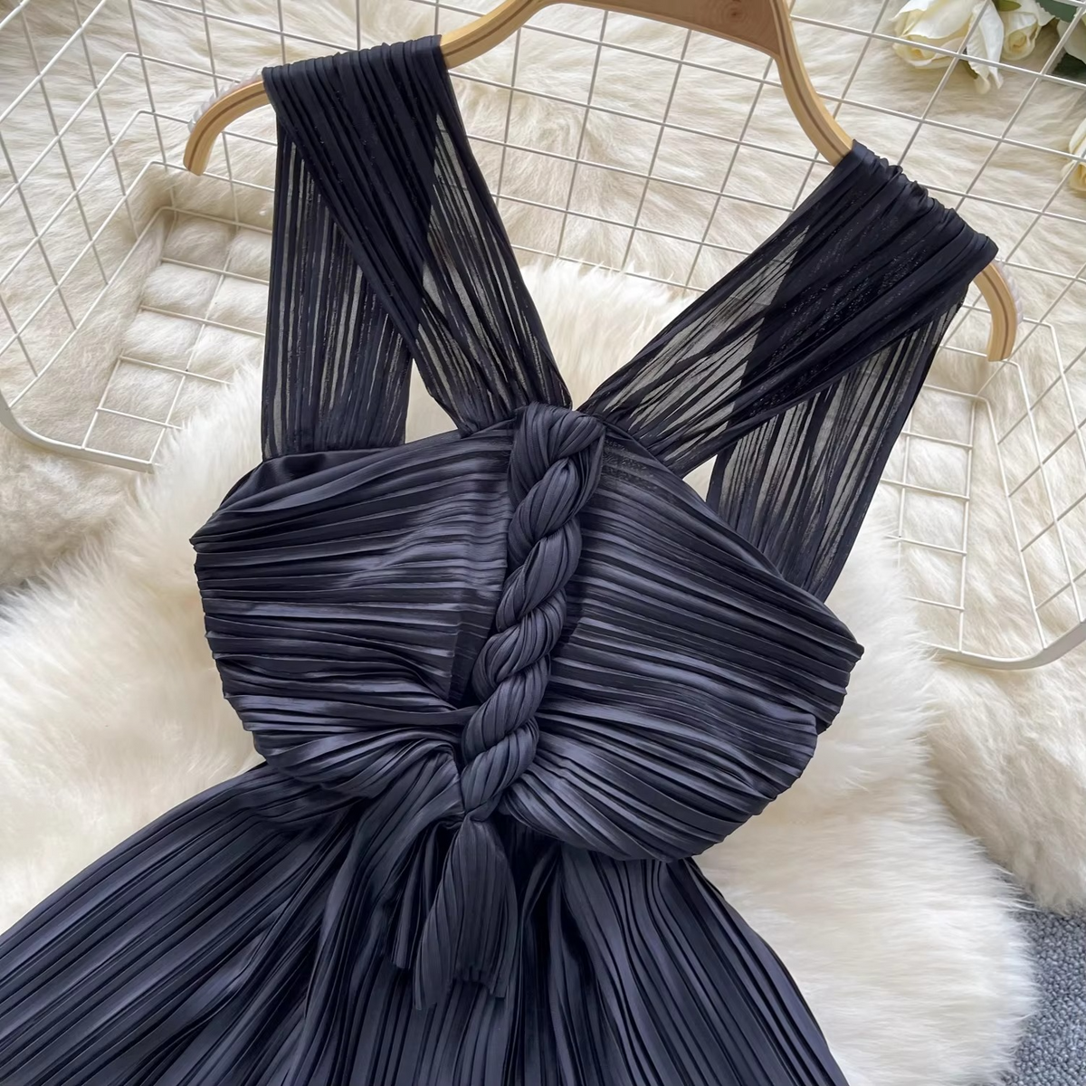 Linda Pleated Peplum Blouse