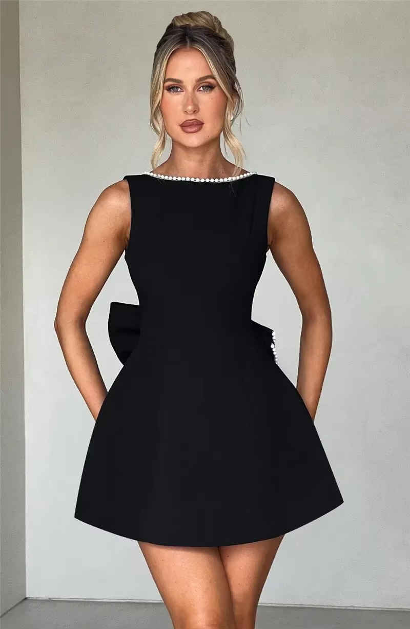 Julie Mini Dress with Bow