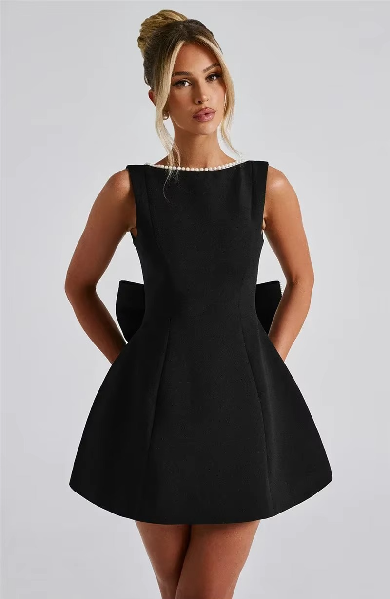 Julie Mini Dress with Bow