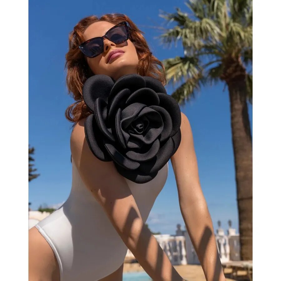 Everly 3D Flower Applique Bodysuit