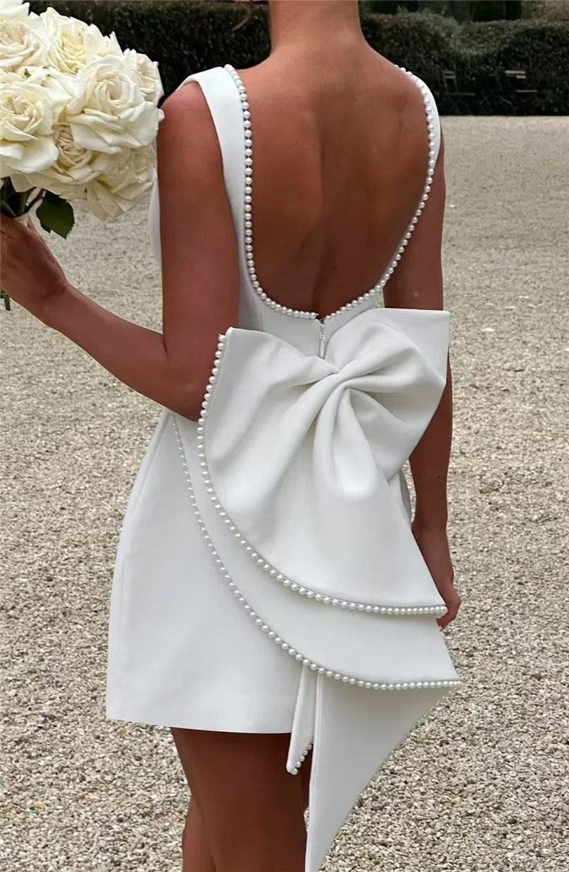 Julie Mini Dress with Bow