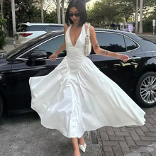Maria Drop Waist Midi Dress