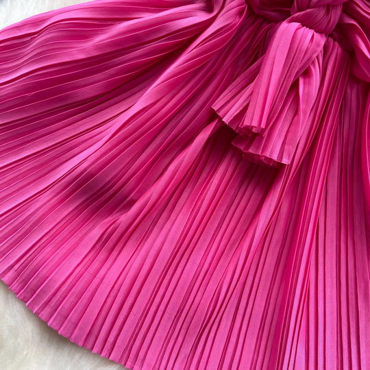 Linda Pleated Peplum Blouse