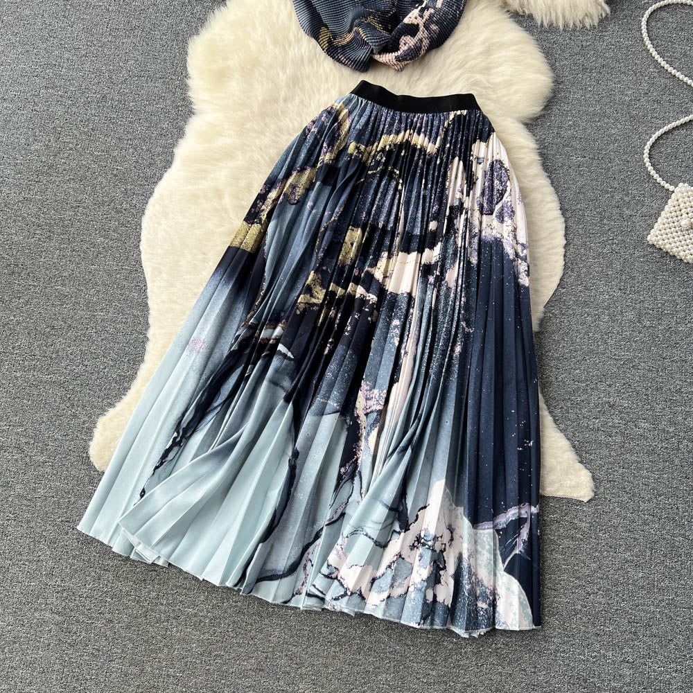 Laura Summer Set with Pleated Skirt