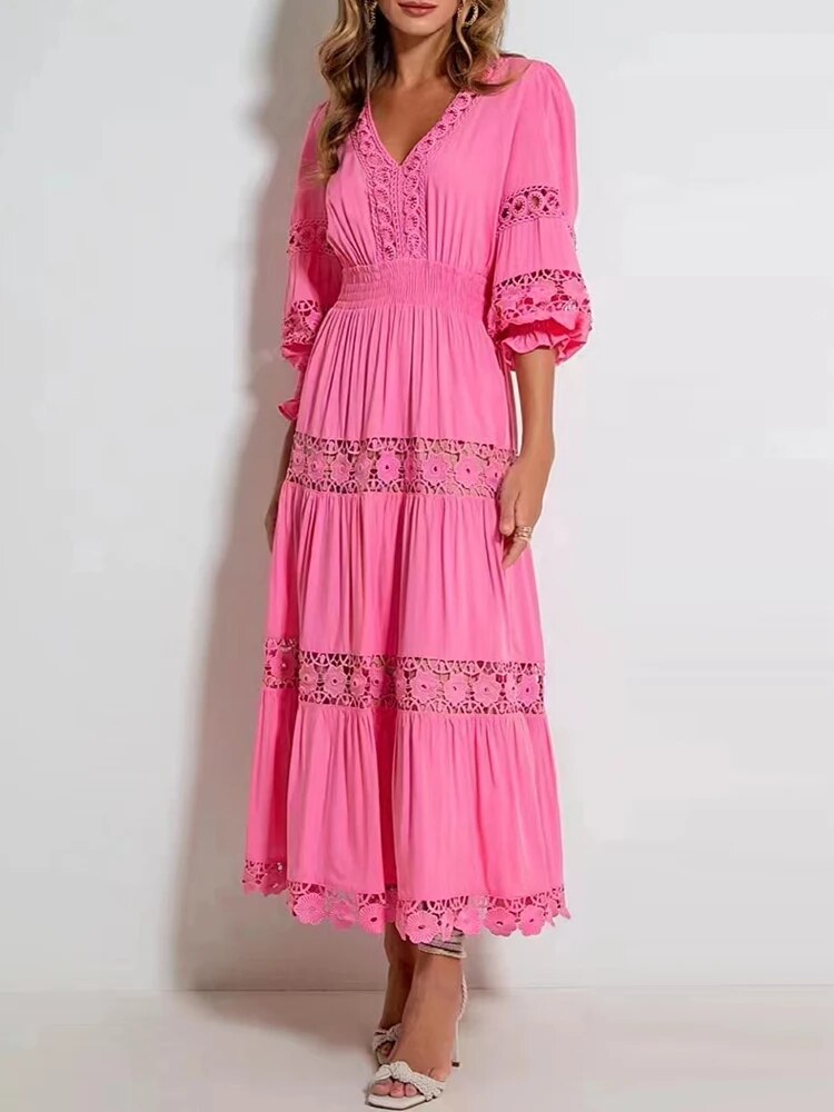 Marigold Summer Midi Dress