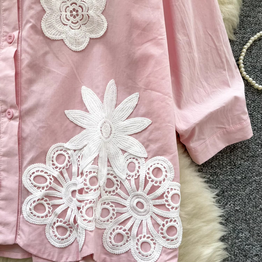 Rosa Premium Embroidered Shirt