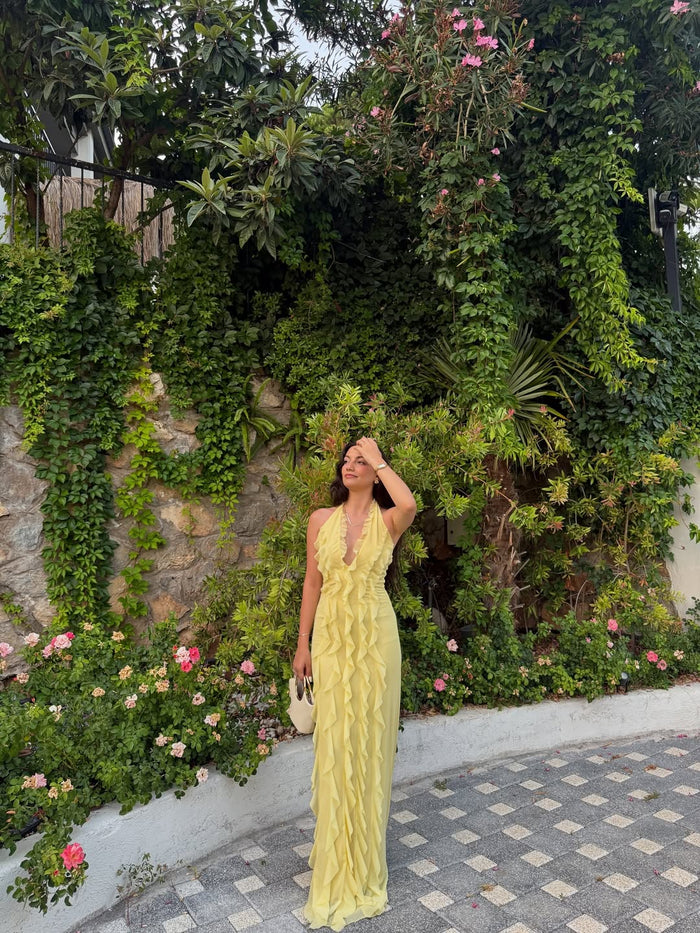 Aurica Ruffled Maxi Dress
