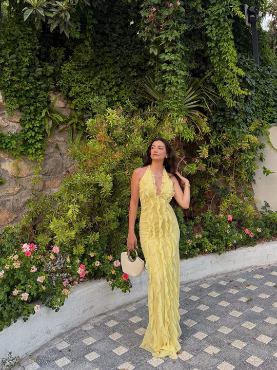 Aurica Ruffled Maxi Dress