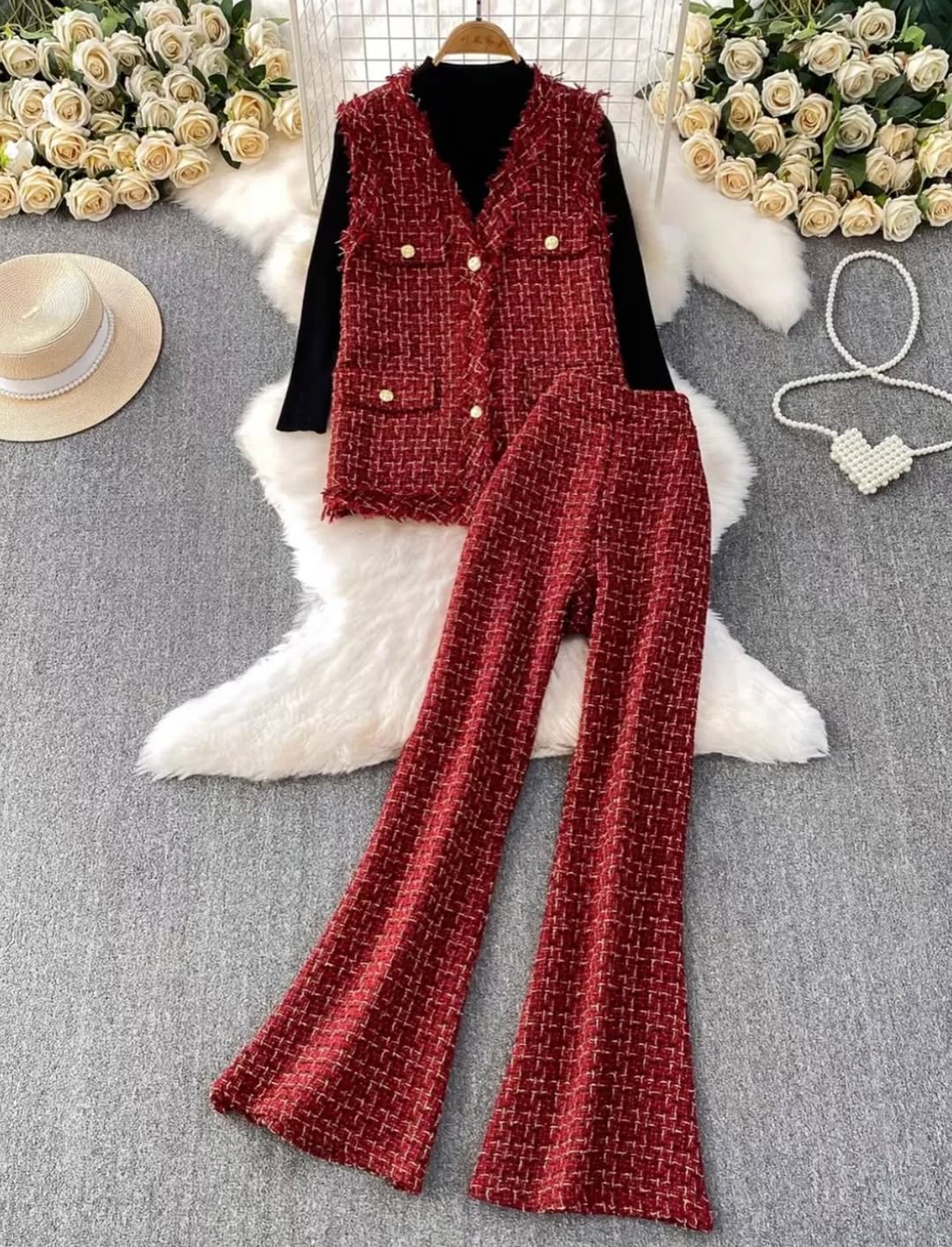 Paisley Tweed Three Piece Luxury TrackSets