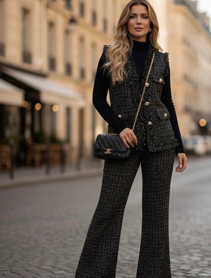 Paisley Tweed Three Piece Luxury TrackSets