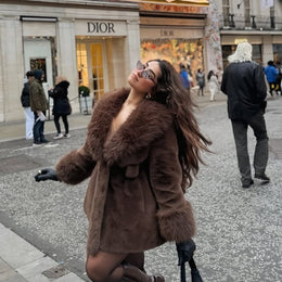 Aubrey Faux Fur Teddy Coat