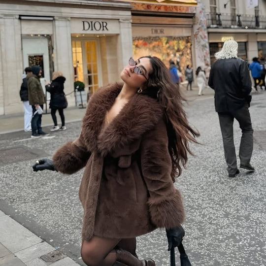 Aubrey Faux Fur Teddy Coat