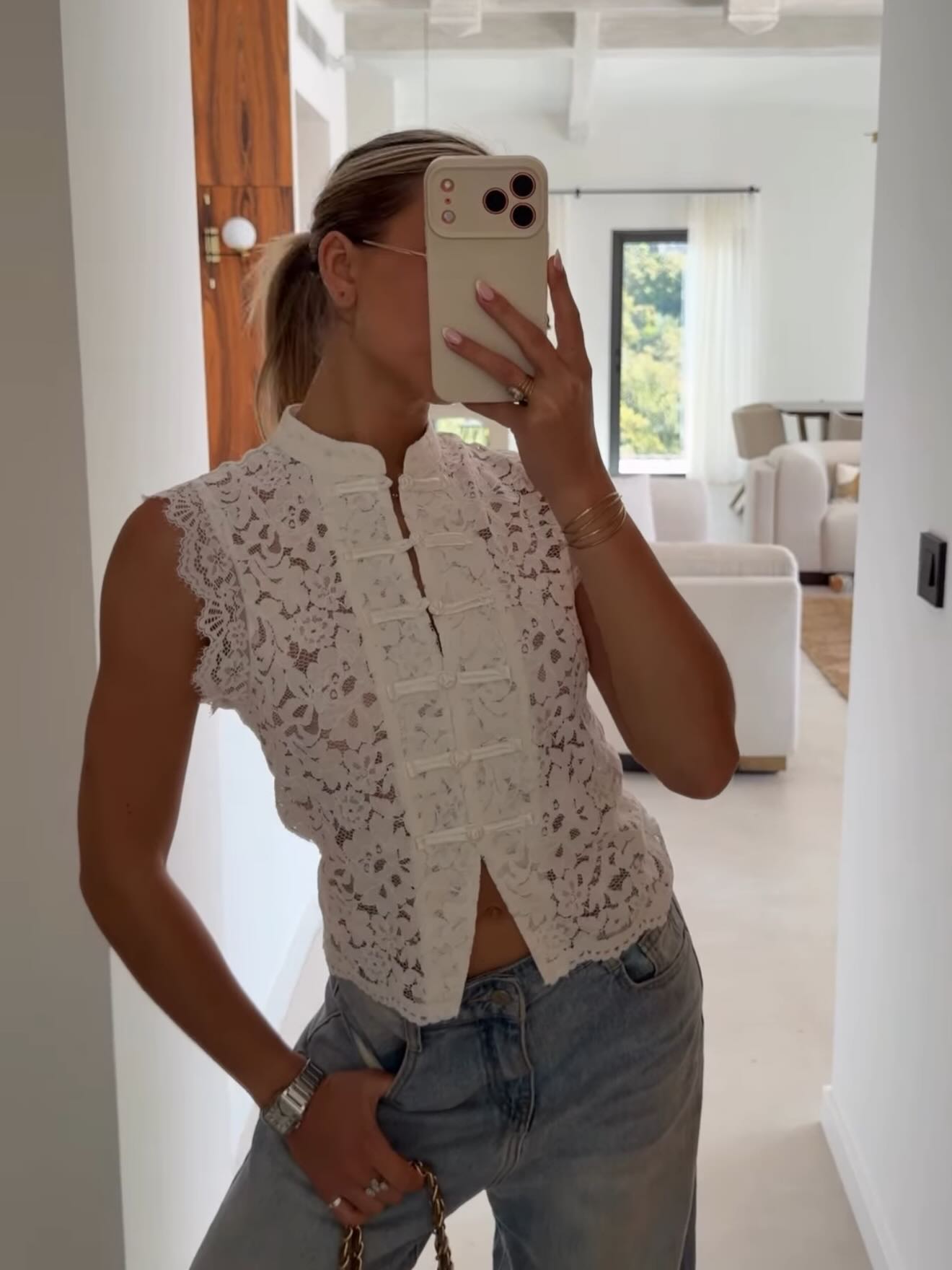Kourtney Lace Blouse