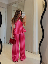 Candy Striped Coordinated Set