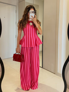 Candy Striped Coordinated Set