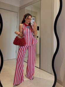 Candy Striped Coordinated Set