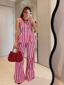 Candy Striped Coordinated Set