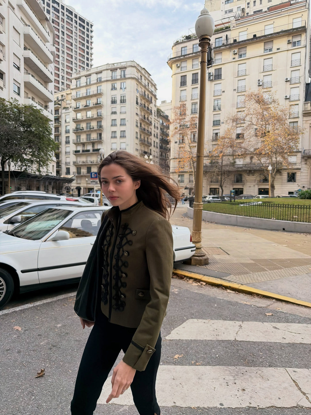 Elise Cropped Vintage Jacket