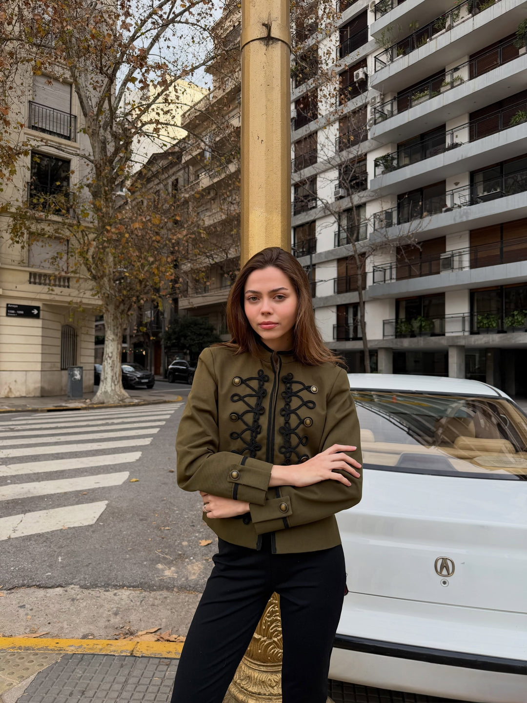 Elise Cropped Vintage Jacket