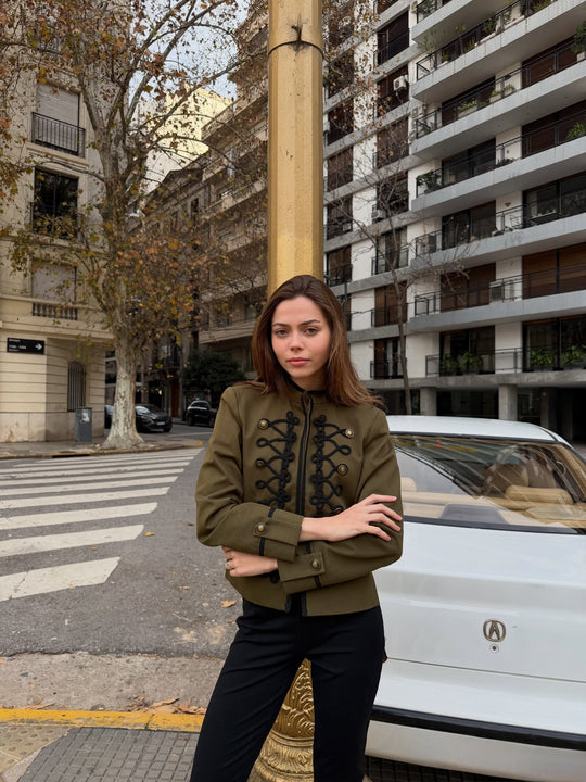 Elise Cropped Vintage Jacket