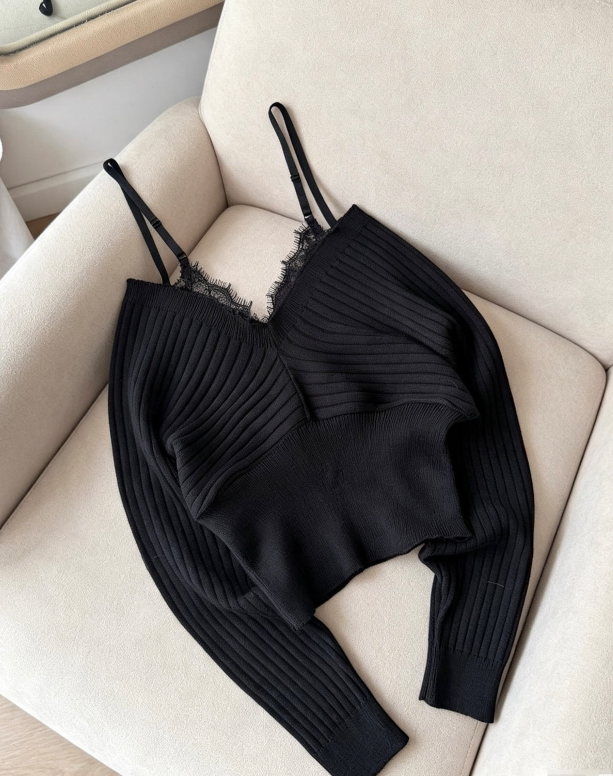 Elise Lace Sweater