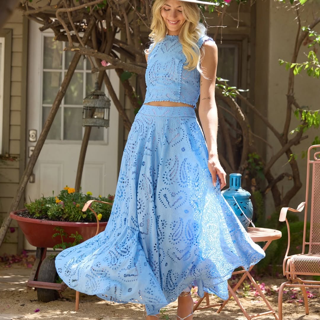 Cinderella Eyelet Summer Coordinated Set