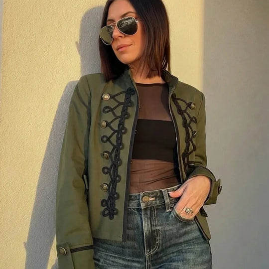 Elise Cropped Vintage Jacket