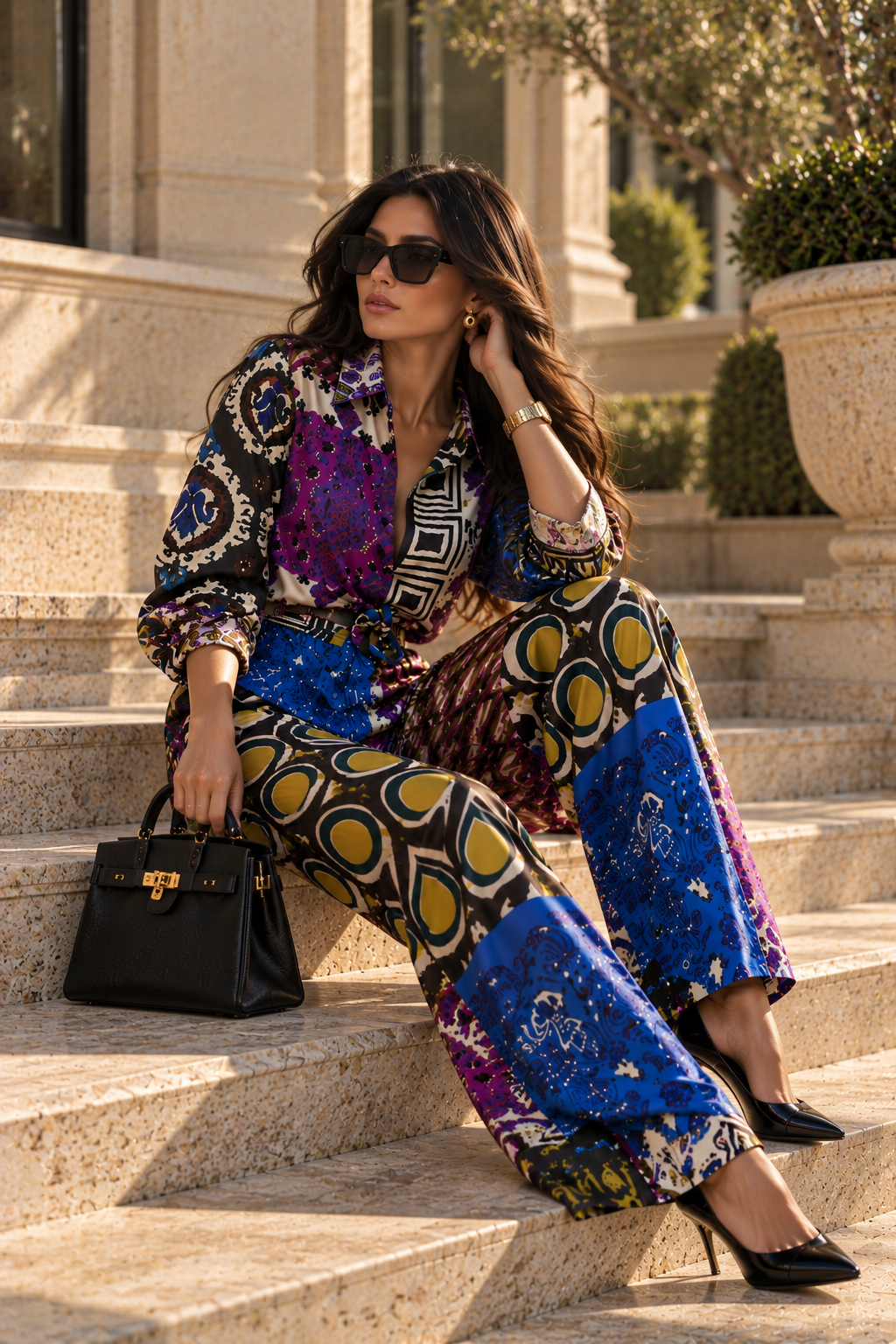 Sarah Printed Coord Set