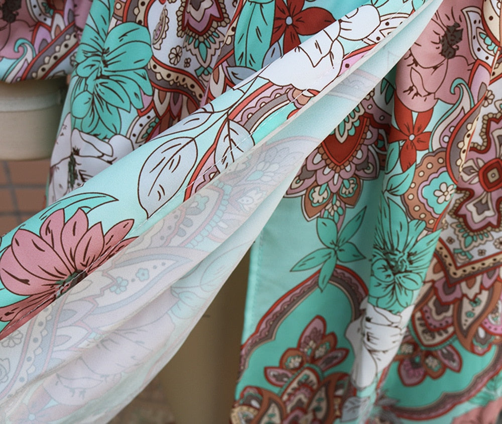 Florence Printed Dress with Belt
