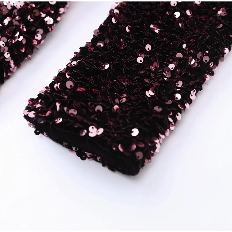 MulBerry Sequined Dress