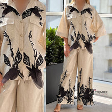 Gina Luxury Cotton Linen Co-ord Set