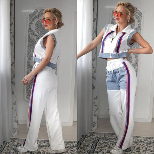 Rubeya Denim Coord Set