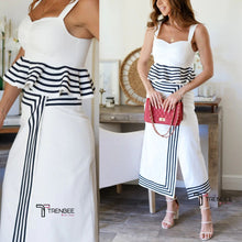 Nera Peplum Top with Wrap Waist Skirt Set