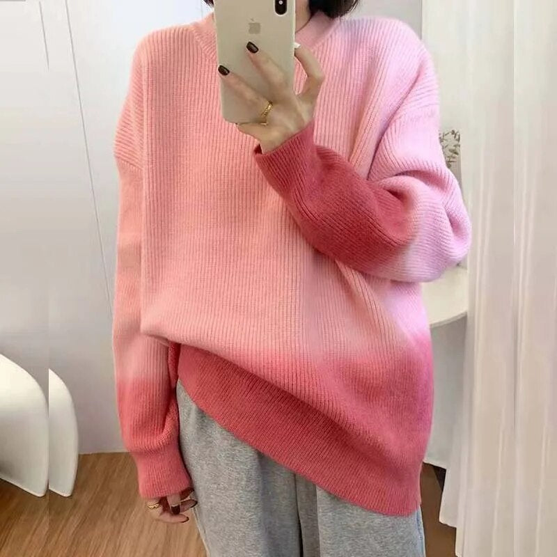 Pamella Color Gradient Sweater