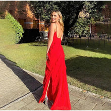 Stormi Maxi floor length Dress with Ruffle Detailing