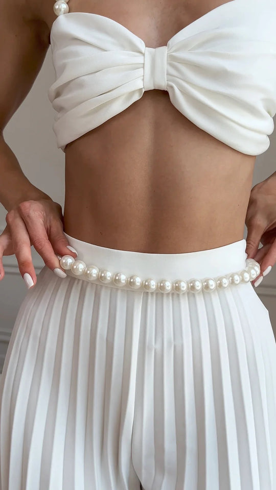 Callista Luxury Butterfly Set with Pearls