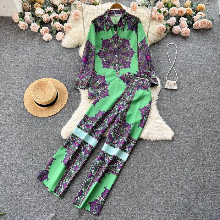 Dorothy Abstract Printed Coord Set